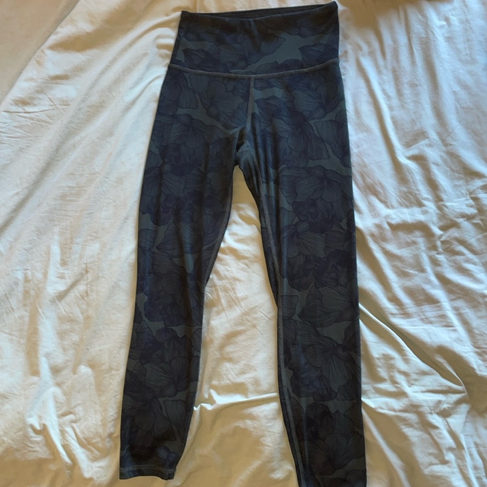 Sierra Trading Post - Floral Green leggings